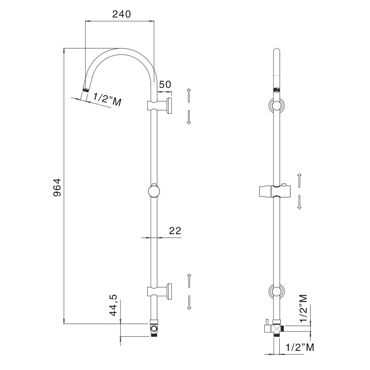  doccino e supporti a muro by CeramicStore | Lo specialista del tuo bagno