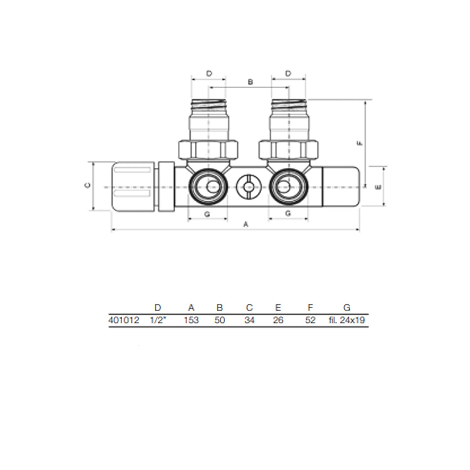  Kit Valvola-Detentore Termostatizzabile Monotubo/Bitubo con Testa Termostatica Cromo by CeramicStore | Lo specialista del tuo bagno