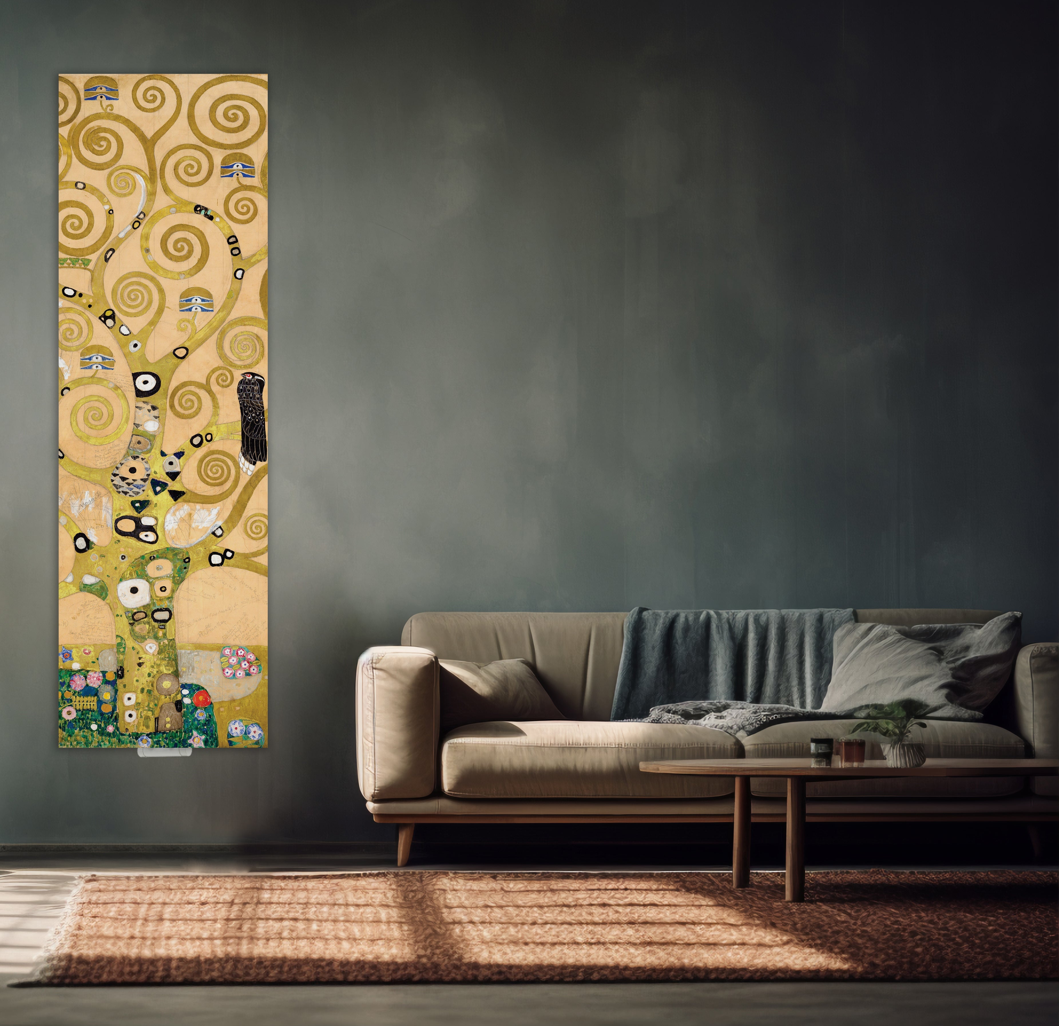  Termoarredo idraulico 180x36 cm interasse mm 50 Modello 'Tree' Termocrea by CeramicStore | Lo specialista del tuo bagno