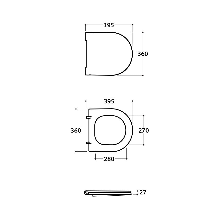  Coprivaso FORTY3 soft close bianco