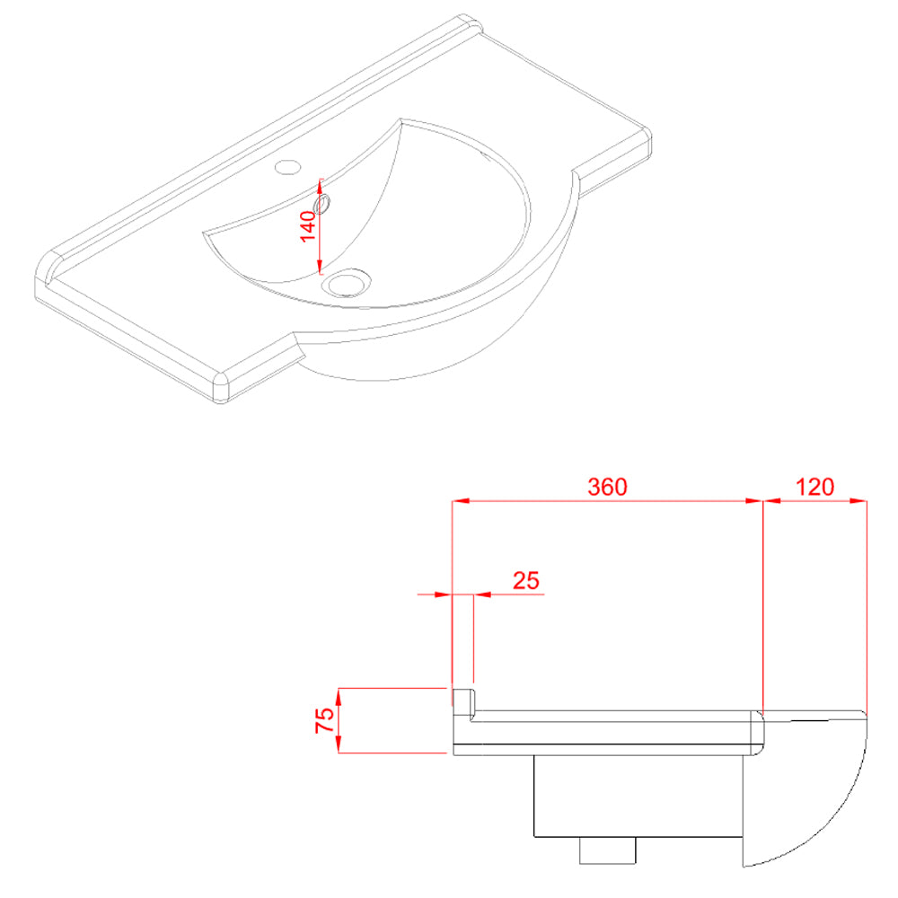  Mobile bagno a terra modello Rimini09 cm 115x195x48 in finitura larice by CeramicStore | Lo specialista del tuo bagno