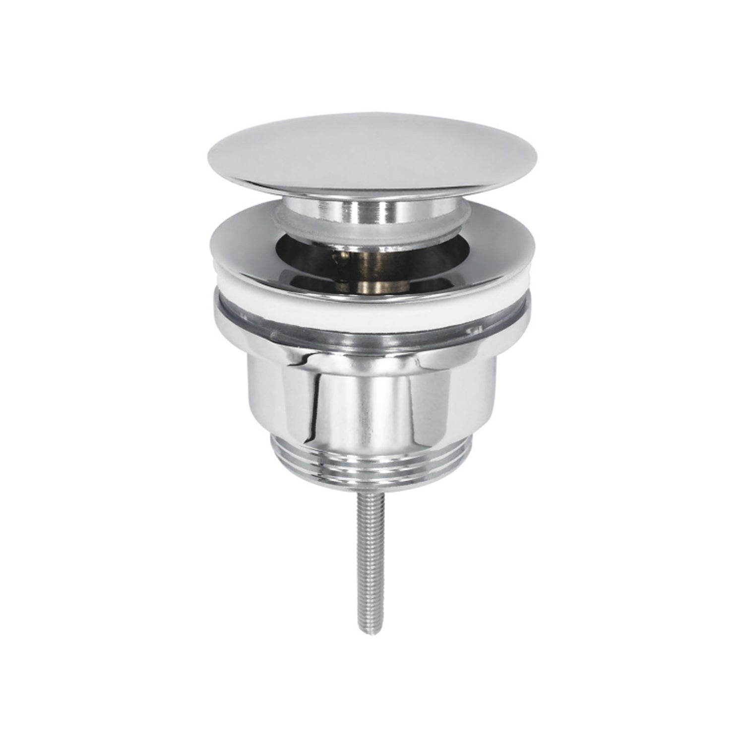 Piletta lavabo BathCore Click-Clack 1"1/4G cromata con vite lux by CeramicStore | Lo specialista del tuo bagno