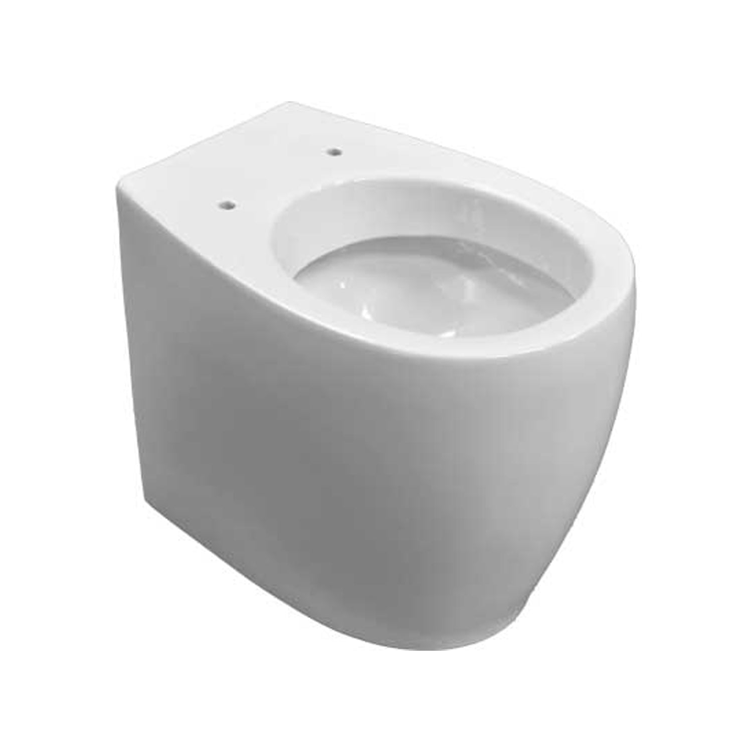  Sanitari filomuro con scarico universale e sedile tradizionale serie Duomo 54x35