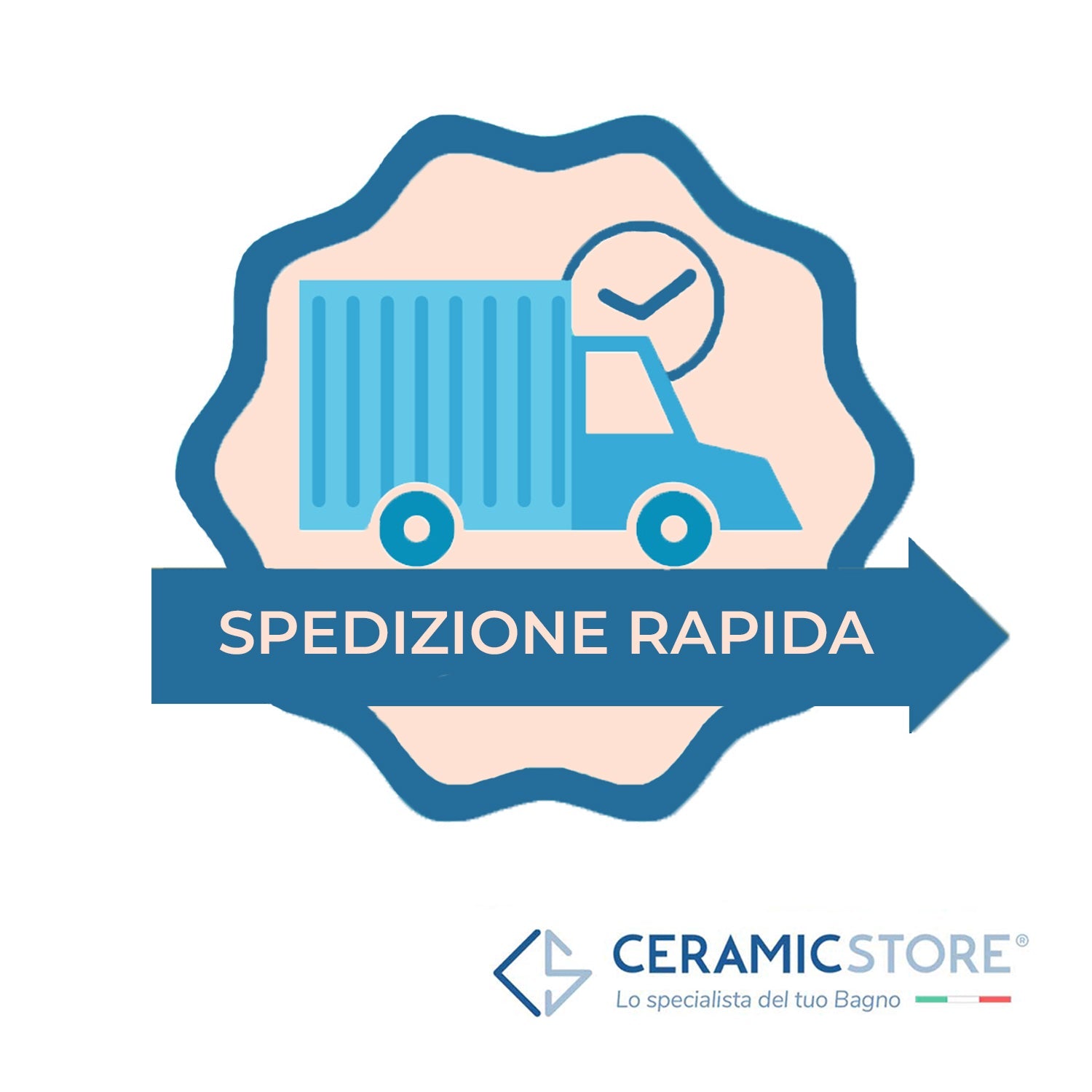  Lavabo da incasso Althea modello Clik 49x41 cm bianco lucido by CeramicStore | Lo specialista del tuo bagno