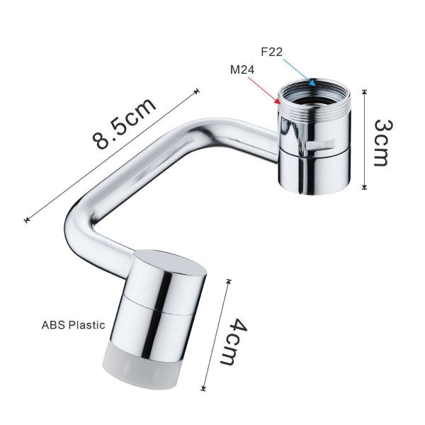 Aeratore Rubinetto Girevole modello Flying - Cromo 3