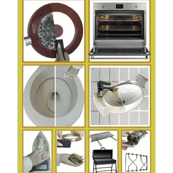 Spugna abrasiva Bogox Black - Potenza sgrassante per acciaio, ottone e ferro 4