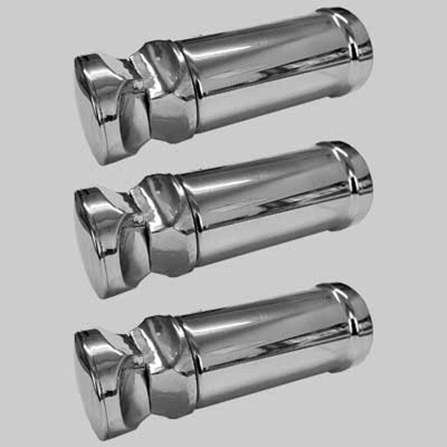 Kit di fissaggio per scaldasalviette dritto cromato