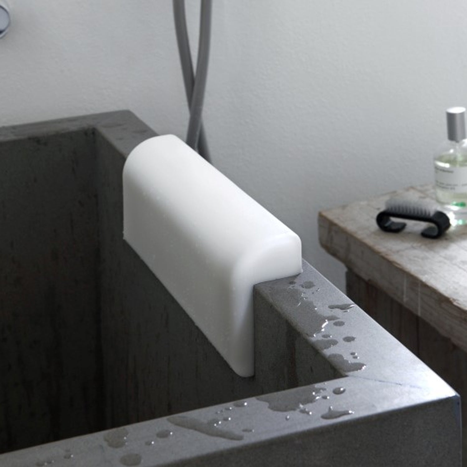 Poggiatesta per vasche da bagno, in gel poliuretanico mod. COMFORT S GEELLI colore Bianco 2