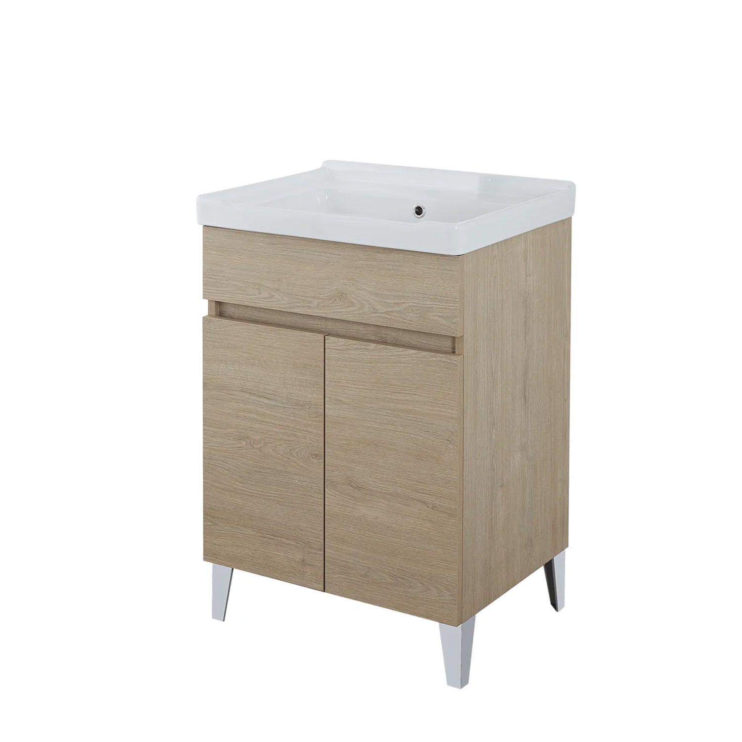 900340 - Lavatoio da Bagno 60 cm con Vasca in Ceramica â€“ Collezione Aurora Bathcore