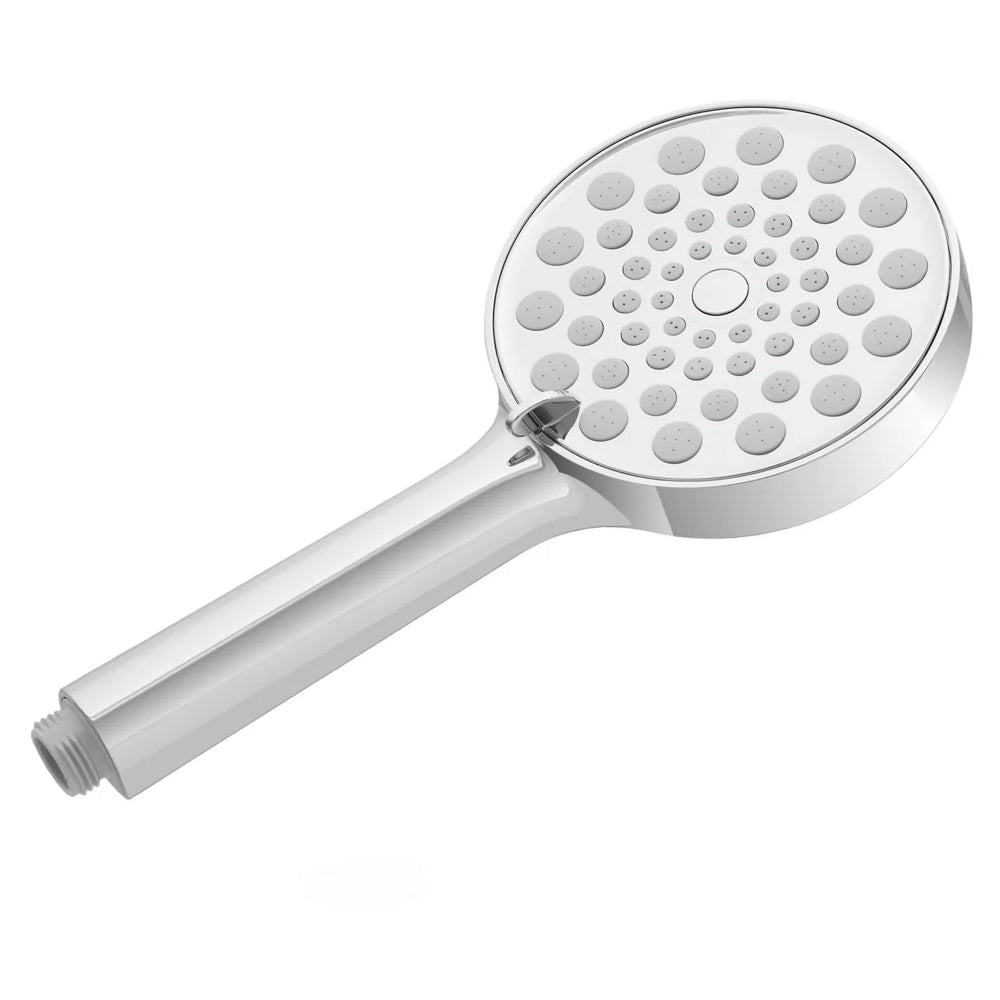 Doccetta rotonda 3 funzioni Anticalcare Serie Aqua Collection DocciaGo in ABS 26x12 cm â€“ Cromo