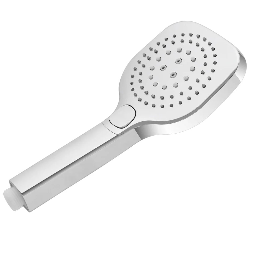 Doccetta quadrata 3 funzioni Anticalcare Serie Aqua Collection DocciaGo in ABS 25,5x11 cm - Cromo