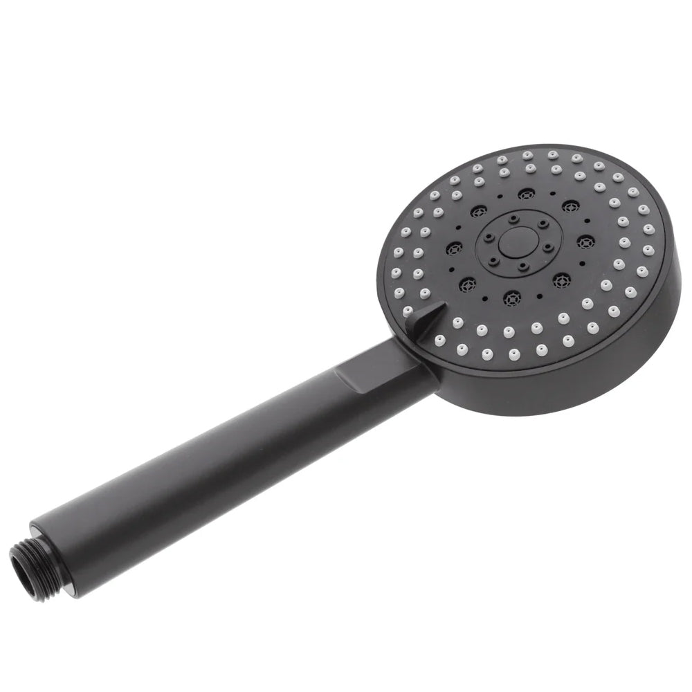 Doccetta rotonda 3 funzioni Anticalcare Serie Aqua Collection DocciaGo in ABS 25,5x10,5 cmâ€“ Nero