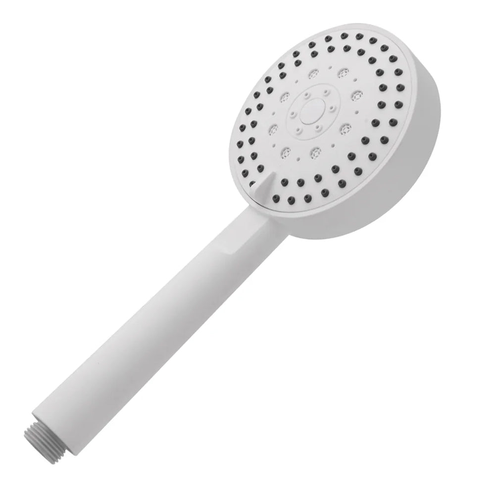 Doccetta rotonda 3 funzioni Anticalcare Serie Aqua Collection DocciaGo in ABS 25,5x10,5 cmâ€“ Bianco