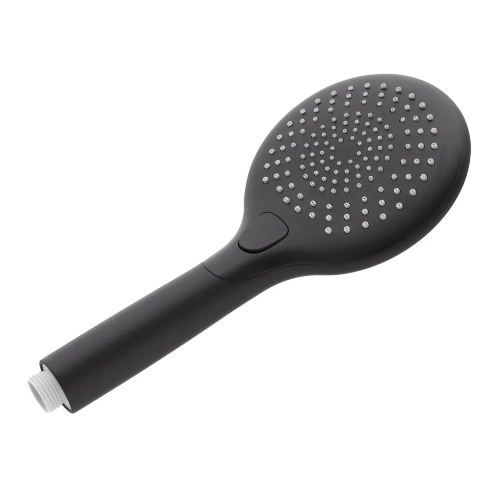 Doccetta rotonda 3 funzioni Anticalcare Serie Aqua Collection DocciaGo in ABS 26,5x12,5 cmâ€“ Nero