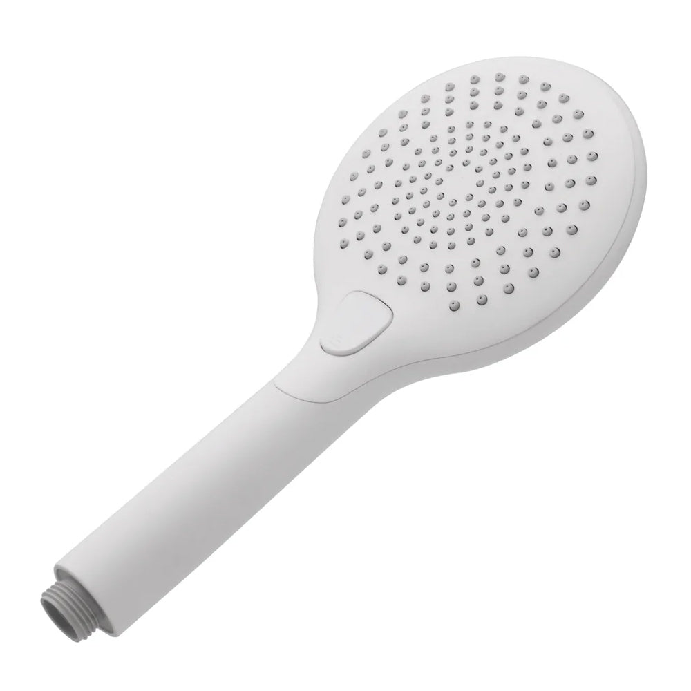 Doccetta rotonda 3 funzioni Anticalcare Serie Aqua Collection DocciaGo in ABS 26,5x12,5 cmâ€“ Bianco