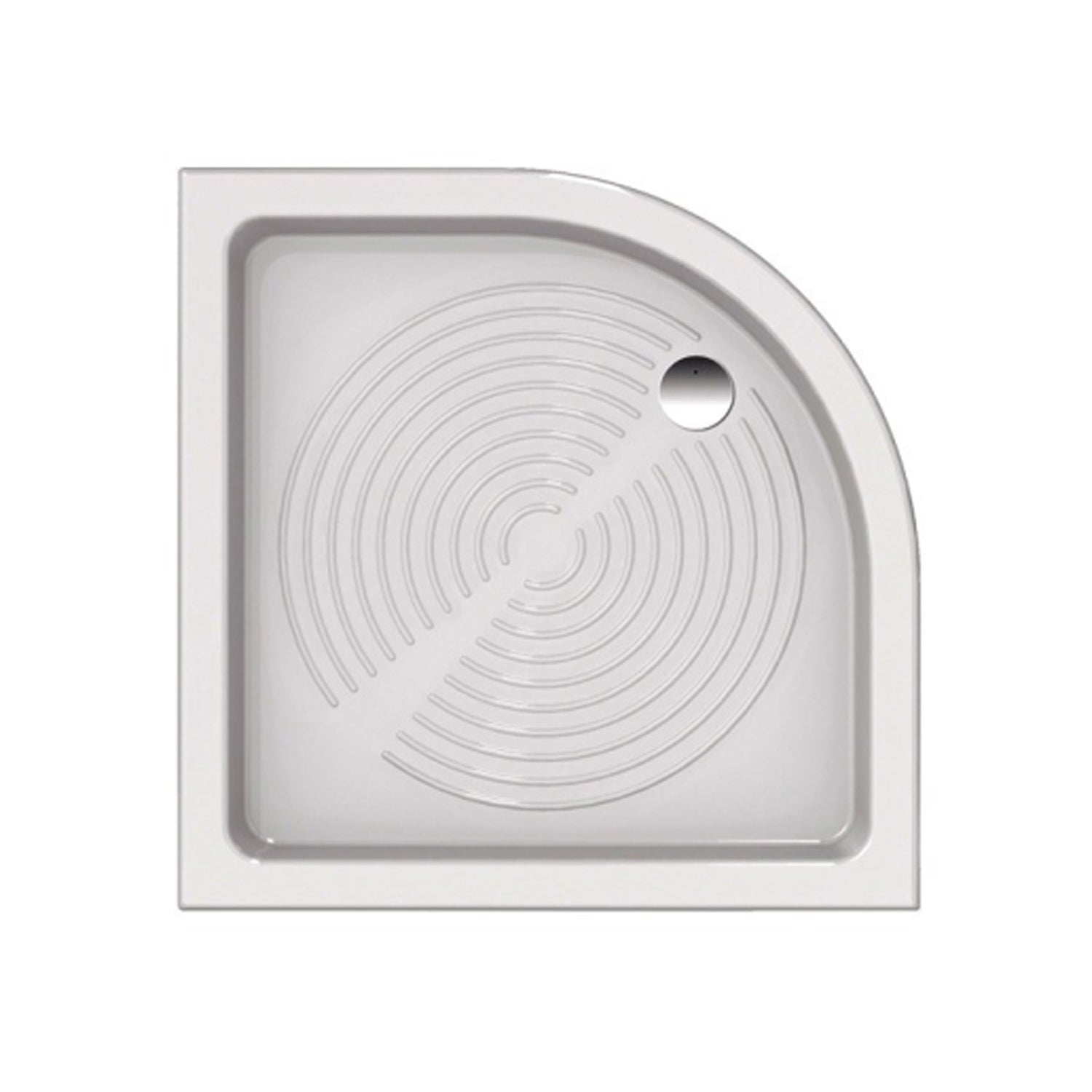 Piatto doccia semicircolare in ceramica Galileo 90x90cm Made in Italy