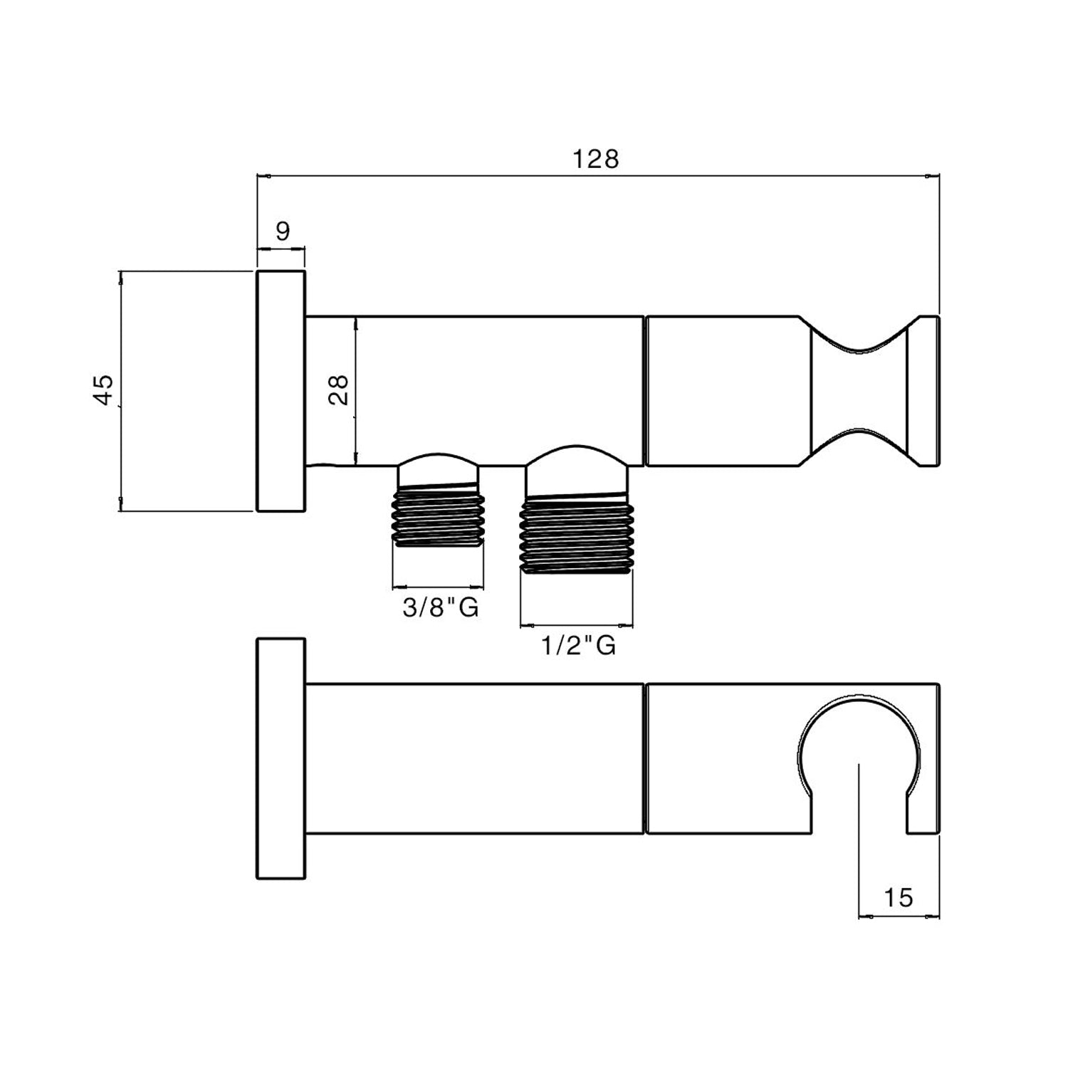  Rubinetto per idroscopino con alimentazione da cassetta wc by CeramicStore | Lo specialista del tuo bagno