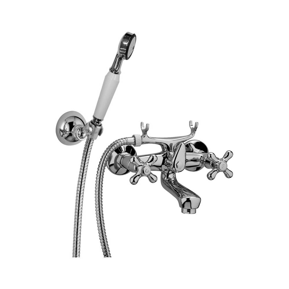 Gruppo vasca con doccetta serie Iris modello IRV025CR cromato Paffoni by CeramicStore | Lo specialista del tuo bagno