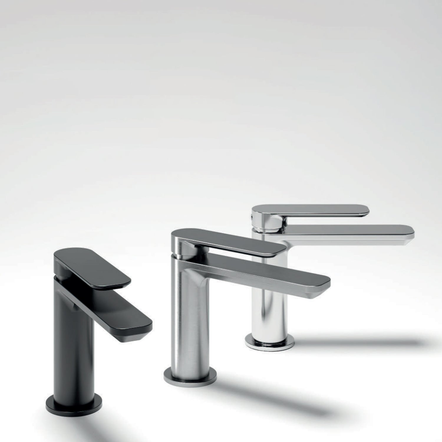  Miscelatore monocomando lavabo RubiFlux serie Azzurro - Nero Opaco by CeramicStore | Lo specialista del tuo bagno