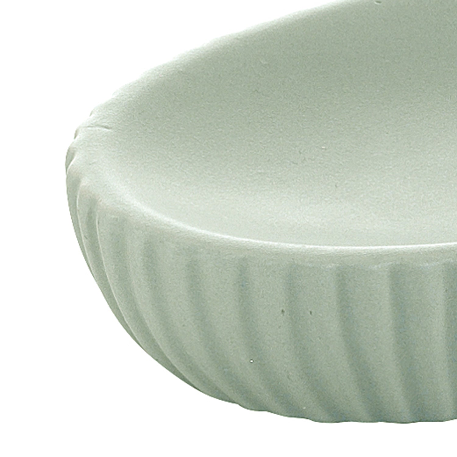  Portasapone da appoggio in ceramica di Gedy modello Marika - Verde Salvia