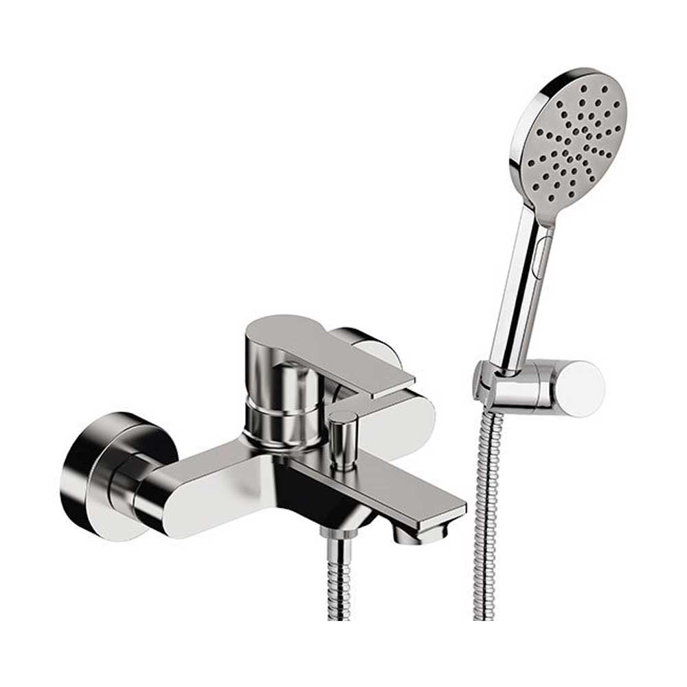 Miscelatore Monocomando vasca con set doccia cromato collezione Energy di Remer Rubinetterie by CeramicStore | Lo specialista del tuo bagno