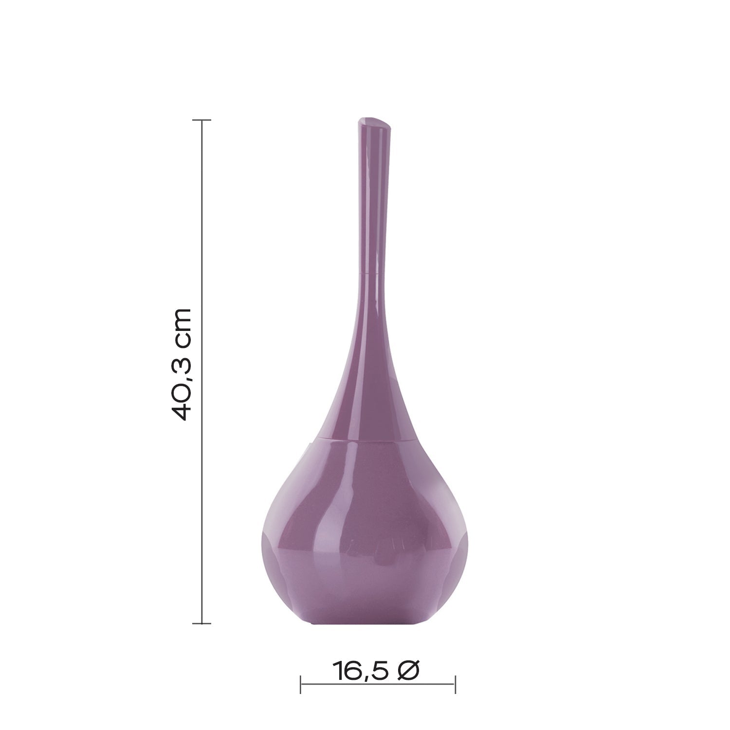  Scopino wc in ceramica Gedy modello Azalea - Lilla by CeramicStore | Lo specialista del tuo bagno