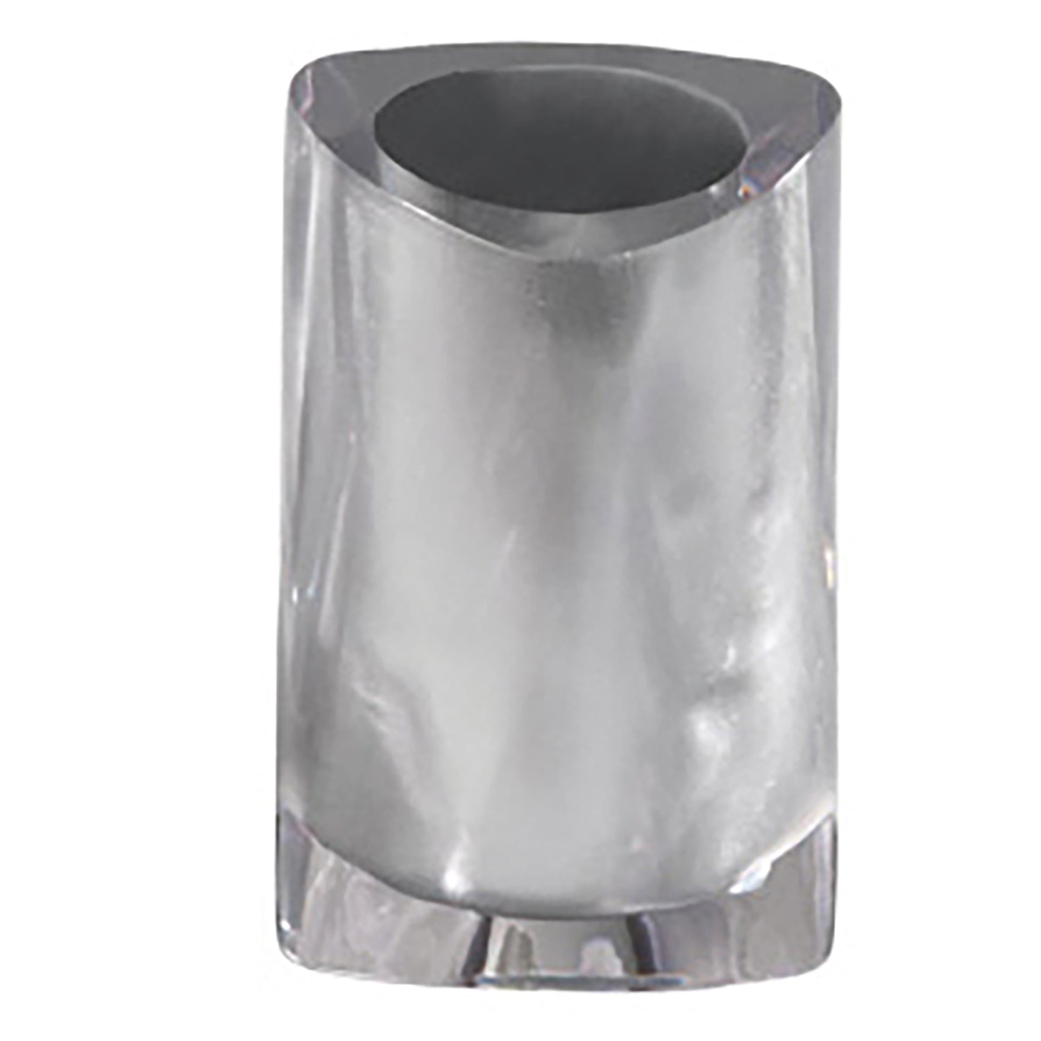 Portaspazzolini da appoggio Gedy modello Twist - Argento