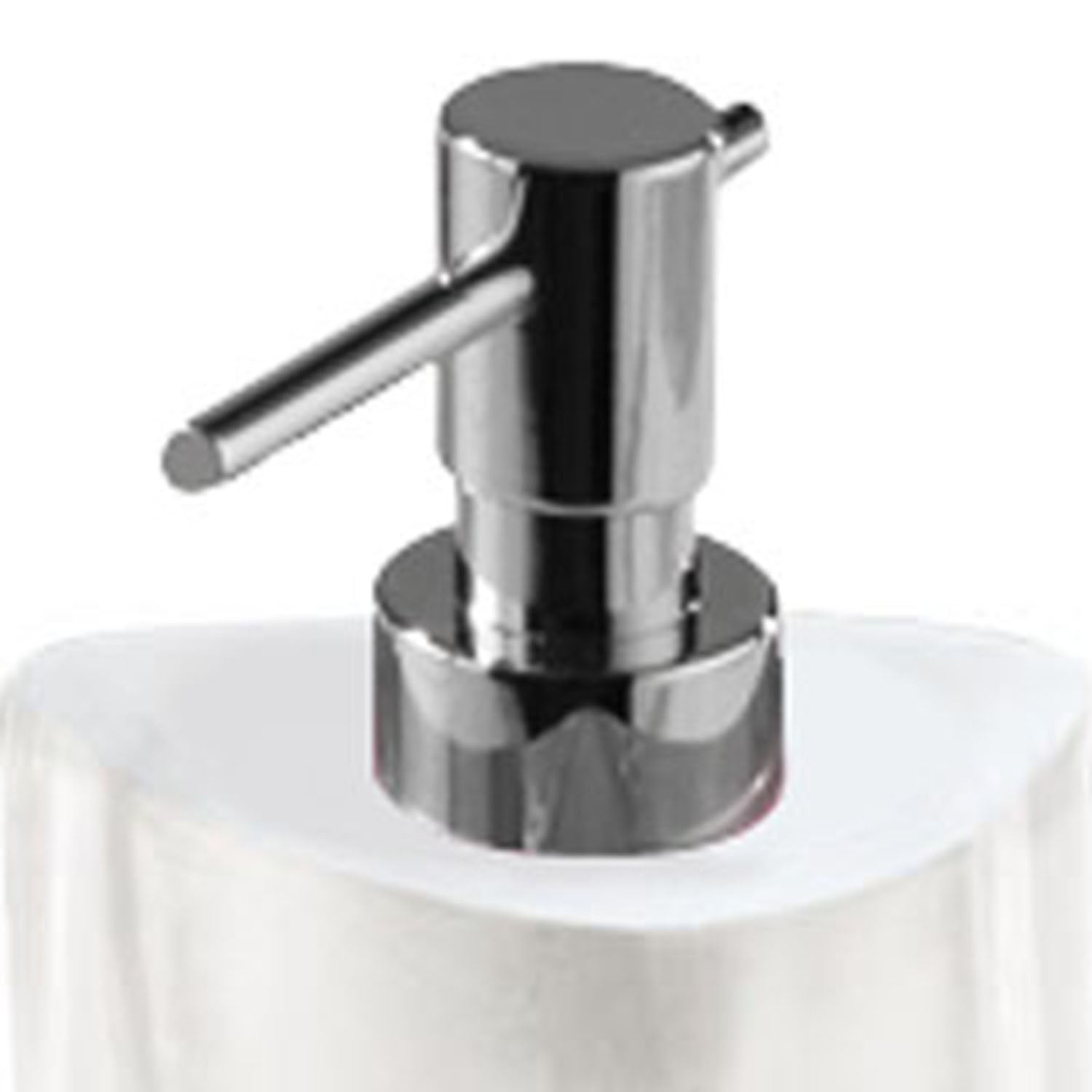  Dosasapone con erogatore in metallo Gedy serie Twist - Bianco