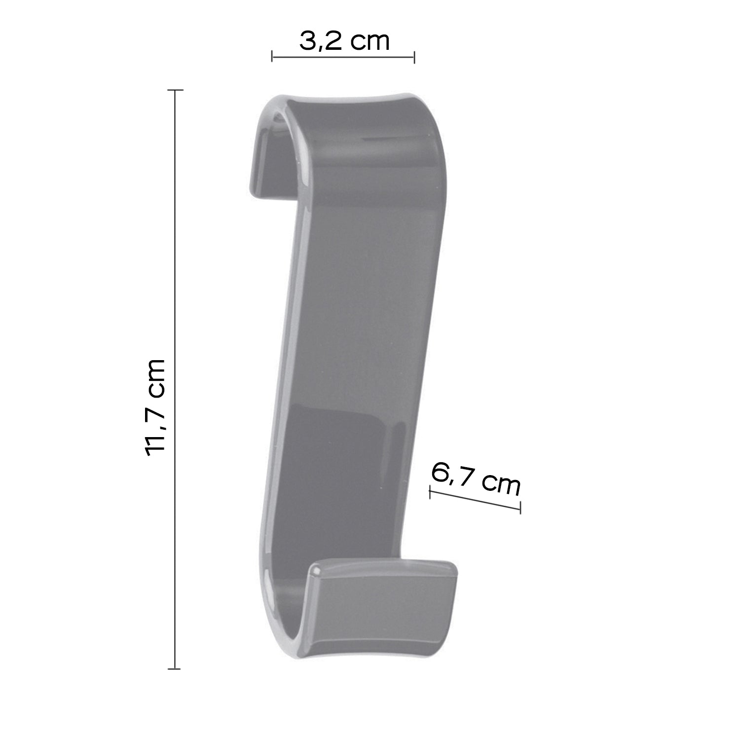  Appendiabiti per termoarredo modello Merlino - Grigio by CeramicStore | Lo specialista del tuo bagno