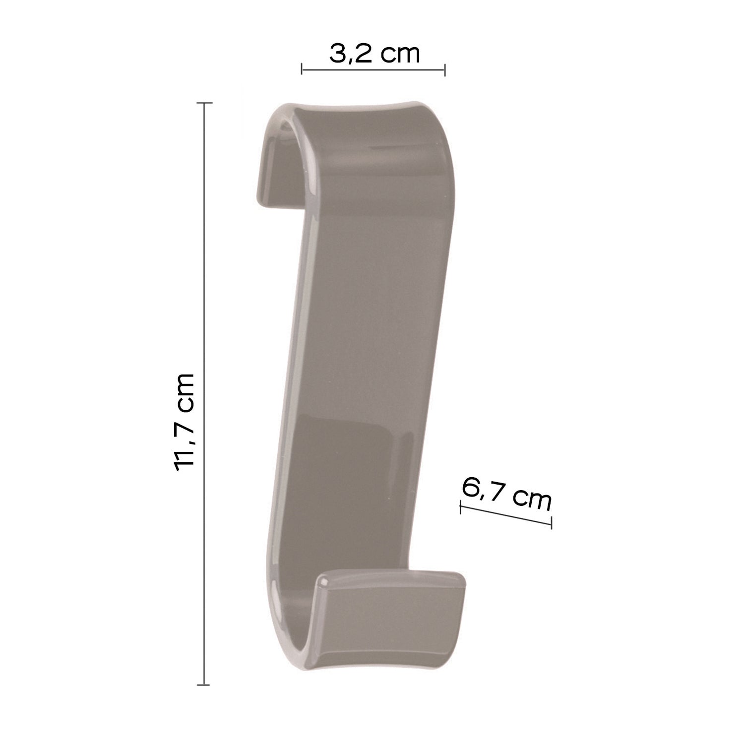 Appendiabiti per termoarredo modello Merlino - Tortora by CeramicStore | Lo specialista del tuo bagno