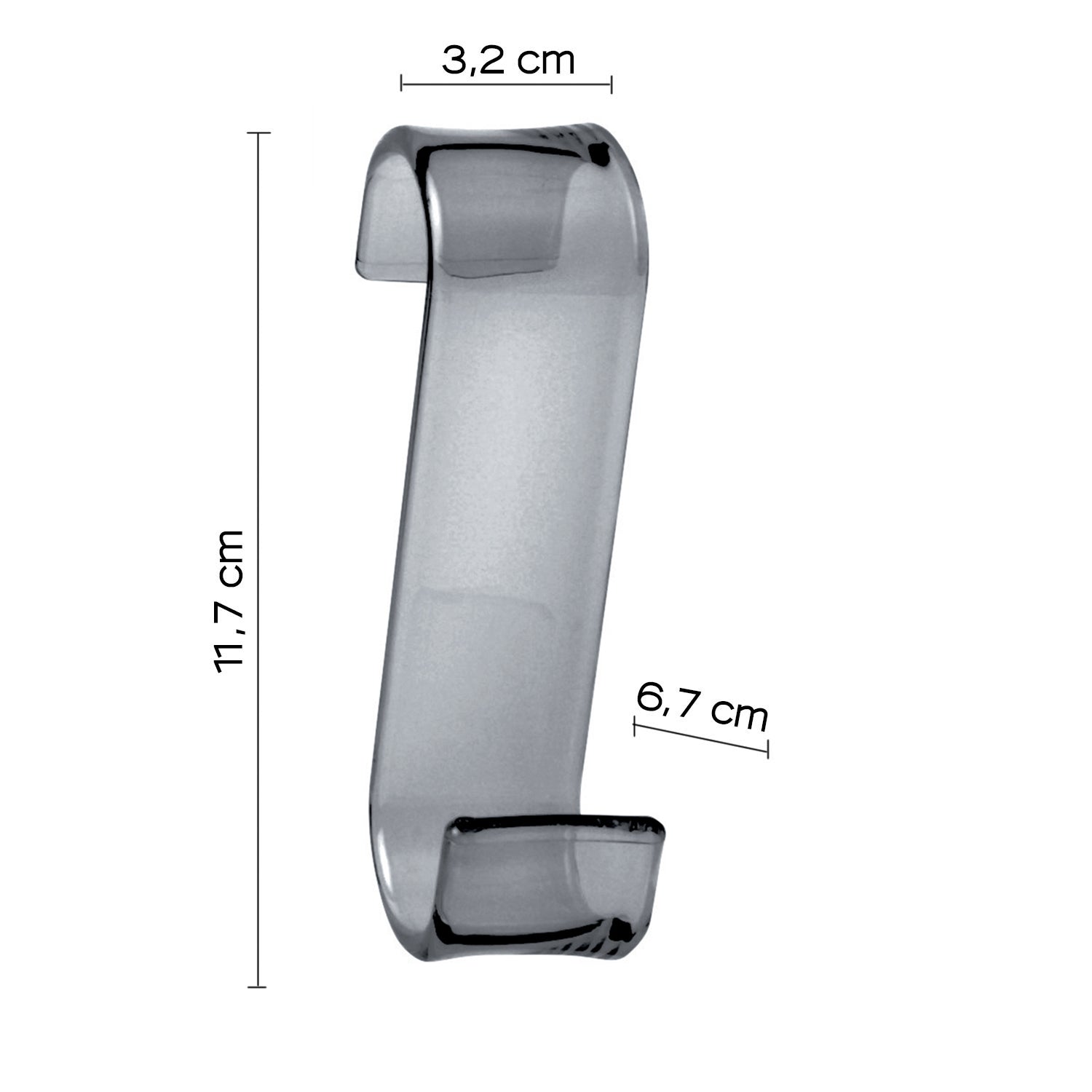  Appendiabiti per termoarredo modello Merlino - Antracite by CeramicStore | Lo specialista del tuo bagno