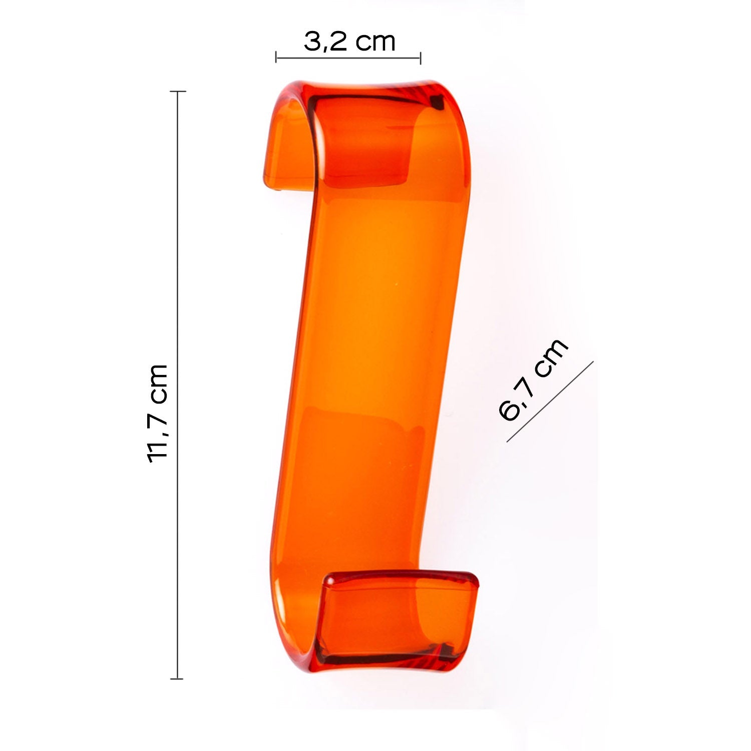  Appendiabiti per termoarredo modello Merlino - Arancione by CeramicStore | Lo specialista del tuo bagno