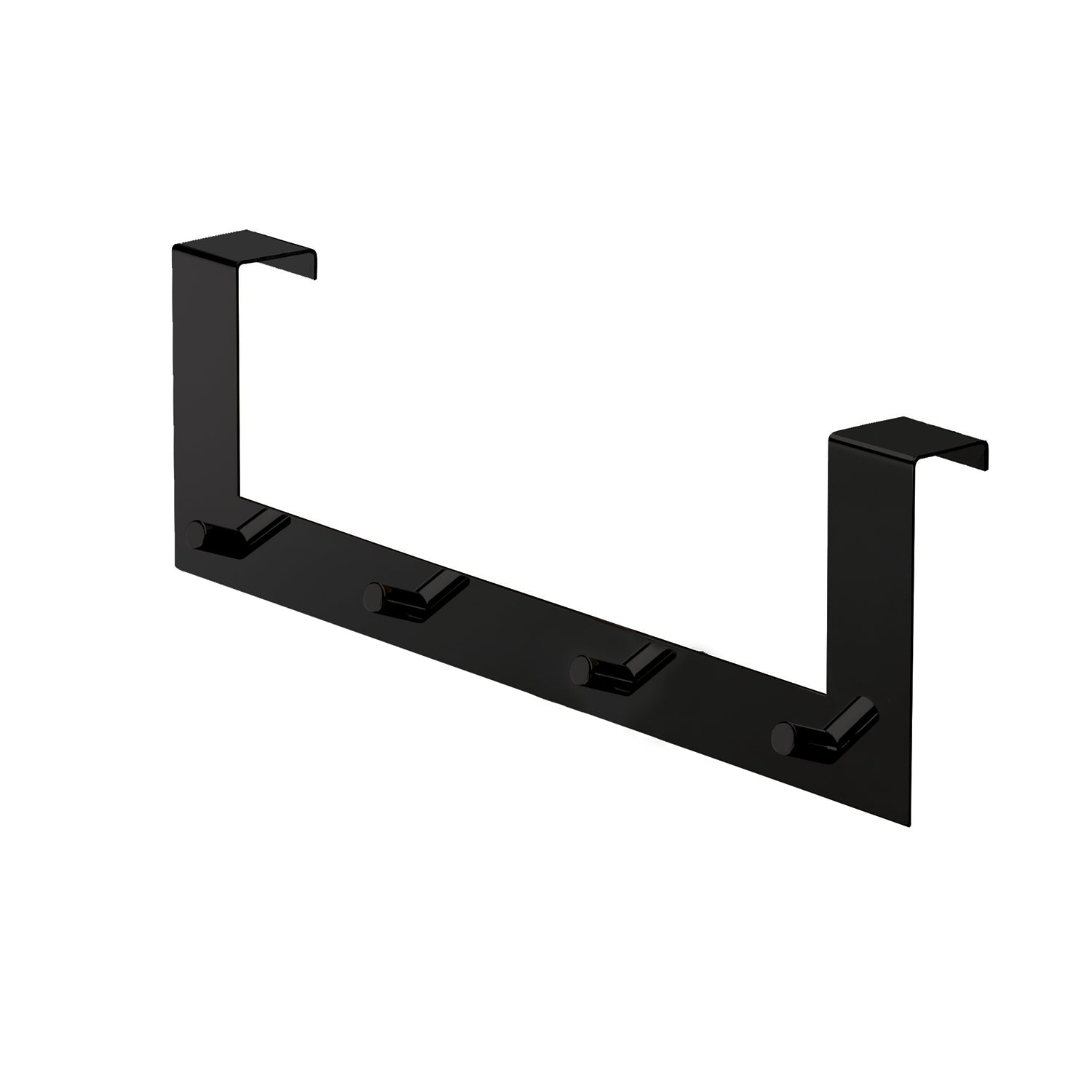 Appendiabiti Morgana multiplo sopraporta da 40 mm - Nero Matt by CeramicStore | Lo specialista del tuo bagno