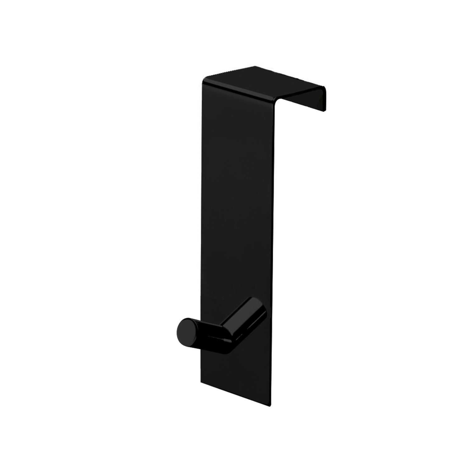 Appendiabiti Morgana singolo sopraporta da 20 mm - Nero Matt by CeramicStore | Lo specialista del tuo bagno