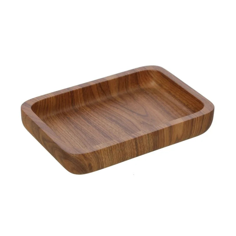 Portasapone d'appoggio BathCore serie Roots - Effetto legno