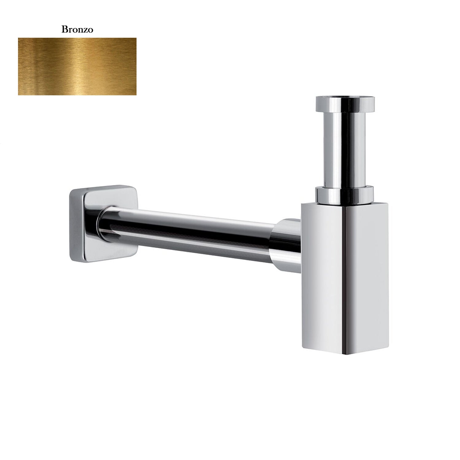 Sifone quadro da arredo in ottone bronzo by CeramicStore | Lo specialista del tuo bagno