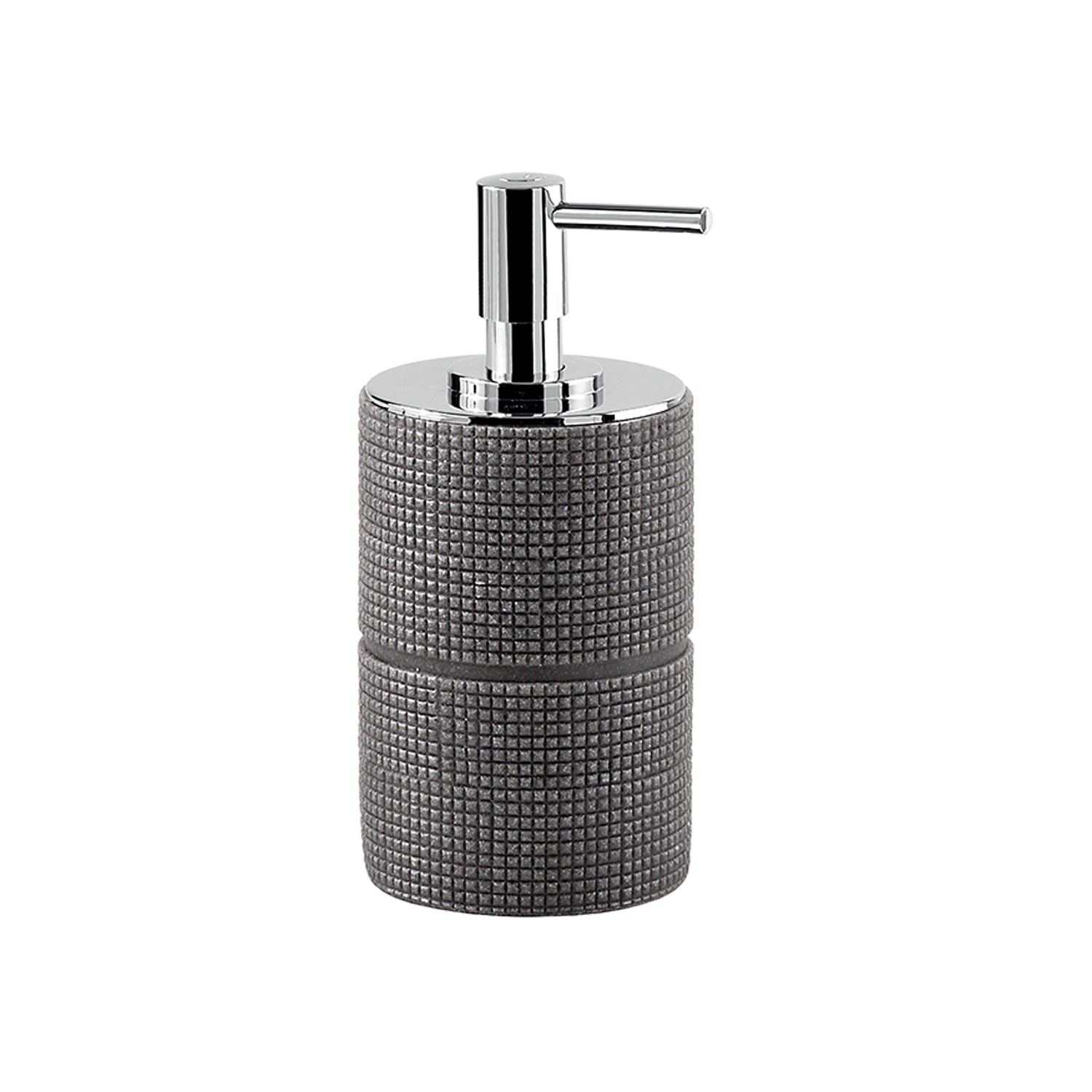 Dosasapone in resina con erogatore Gedy serie Petra - Grigio