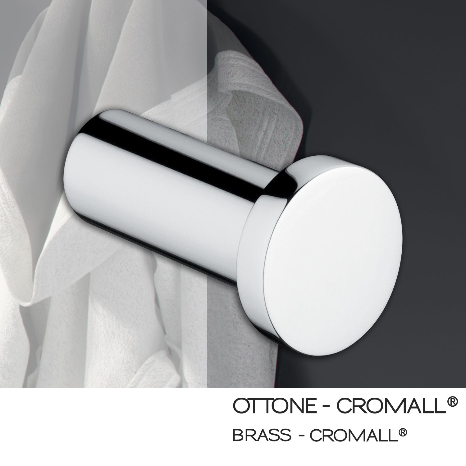  Appendiabiti in ottone e Cromall Gedy serie Canarie - Cromato by CeramicStore | Lo specialista del tuo bagno