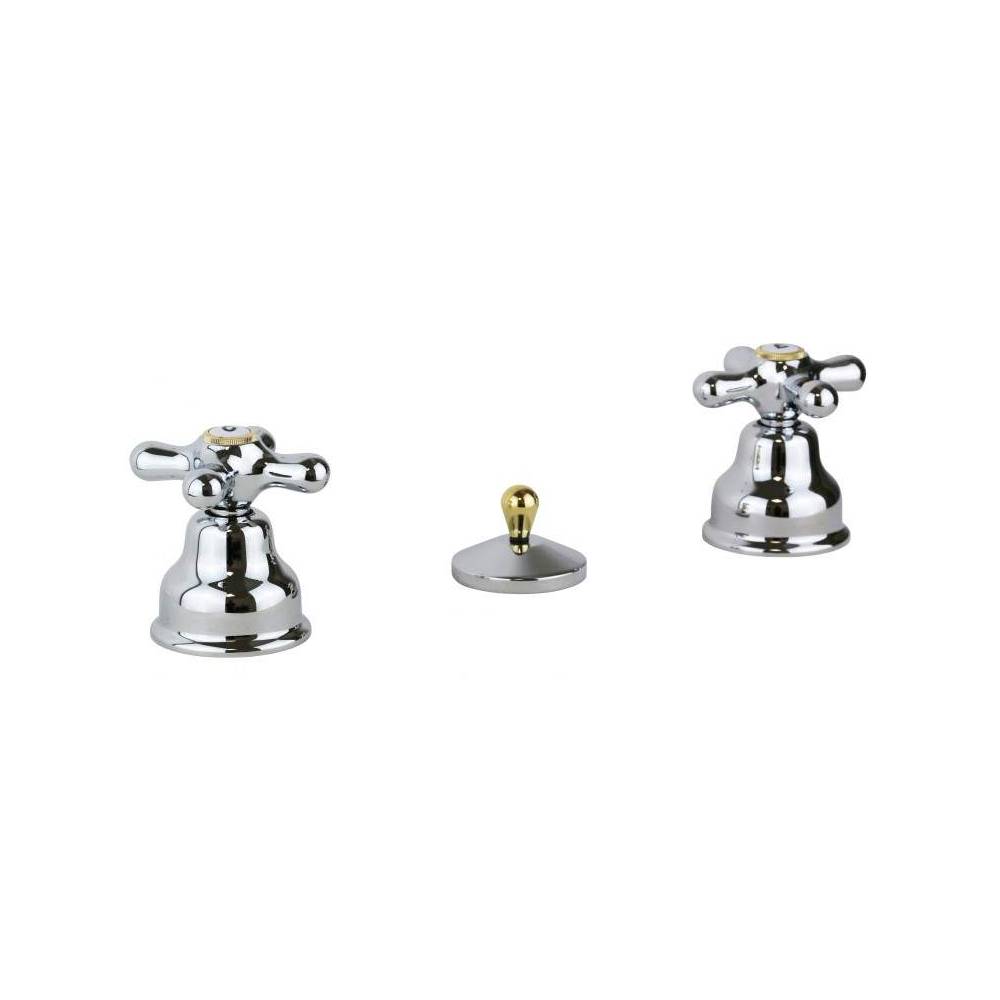 Rubinetto bidet 3 fori serie Iris modello IRV116CO Cromato oro Paffoni by CeramicStore | Lo specialista del tuo bagno