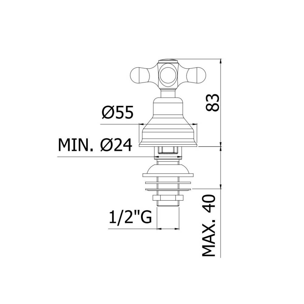  Rubinetto bidet serie Iris modello IRV150CR cromato Paffoni by CeramicStore | Lo specialista del tuo bagno
