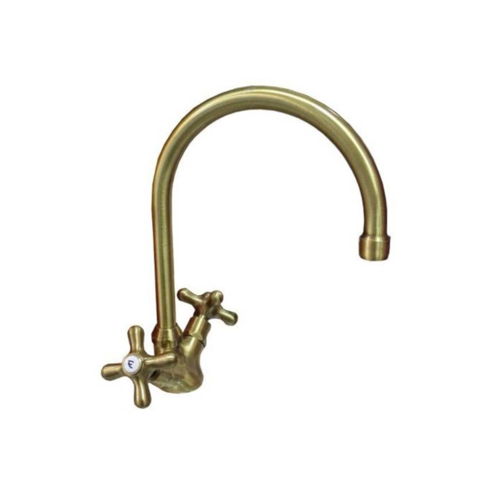 Gruppo monoforo lavello doppia leva serie Iris modello IRV180BR Bronzo Paffoni by CeramicStore | Lo specialista del tuo bagno