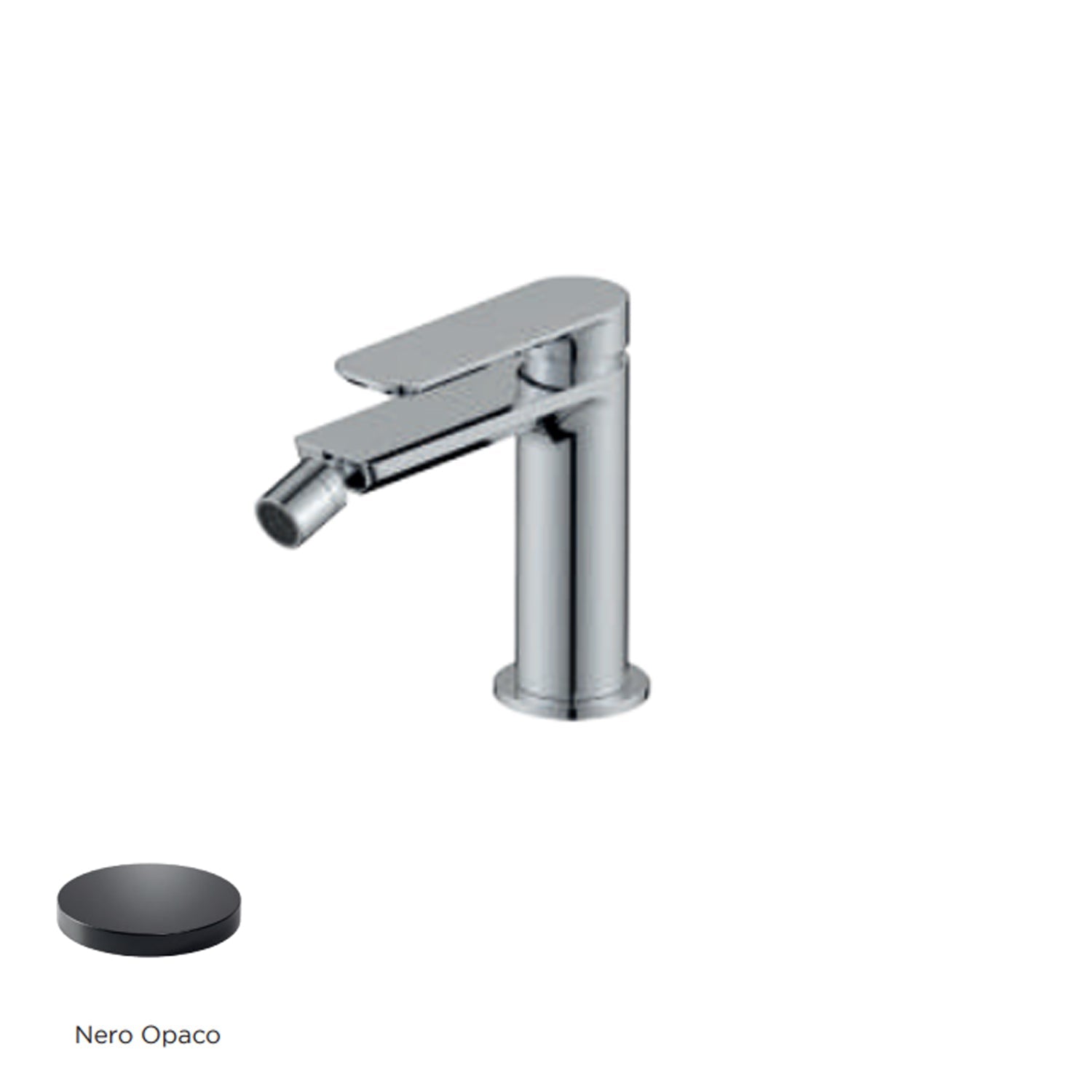 Miscelatore monocomando bidet RubiFlux serie Azzurro - Nero Opaco by CeramicStore | Lo specialista del tuo bagno