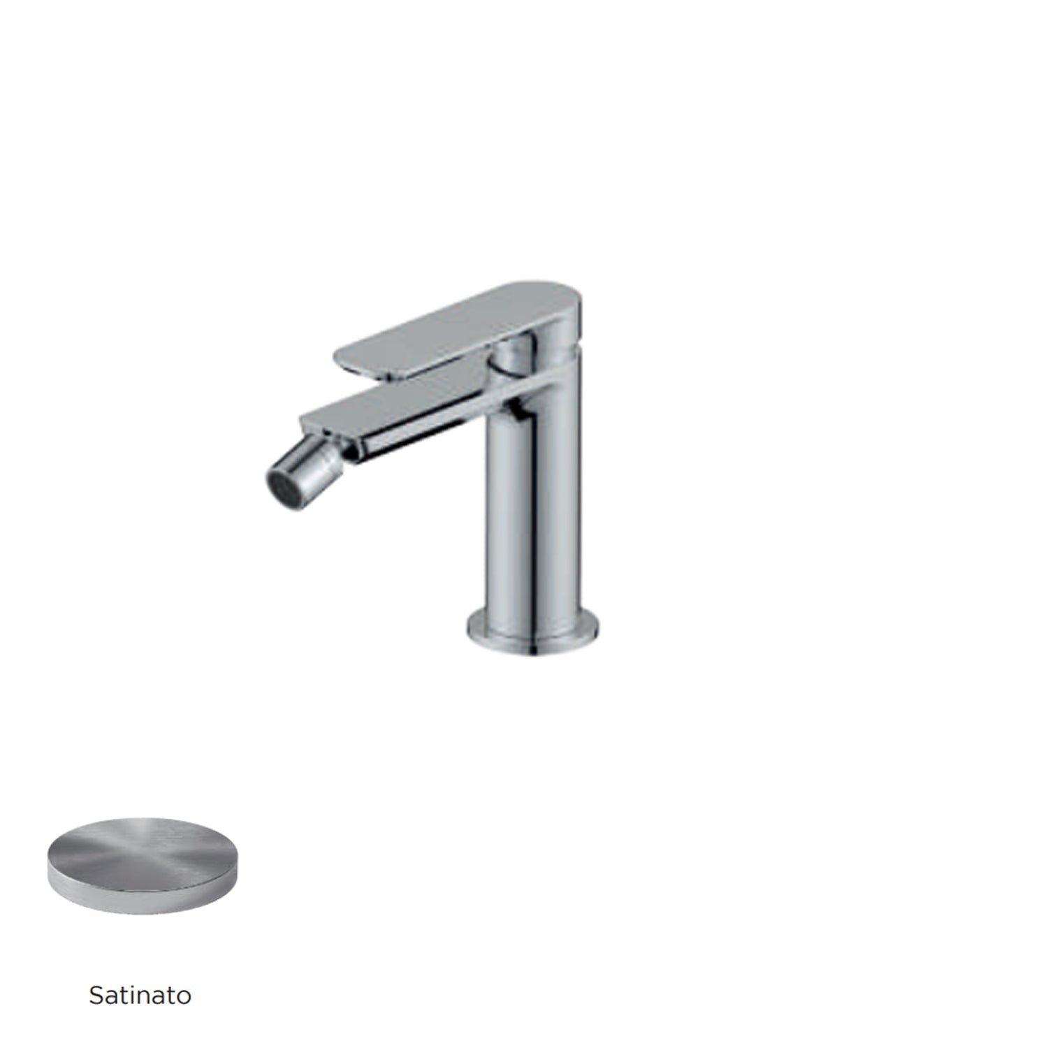 Miscelatore monocomando bidet RubiFlux serie Azzurro - Satinato by CeramicStore | Lo specialista del tuo bagno