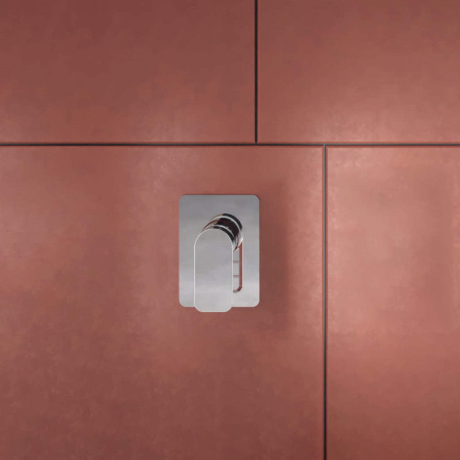  Miscelatore monocomando incasso per doccia RubiFlux serie Azzurro - Cromo by CeramicStore | Lo specialista del tuo bagno