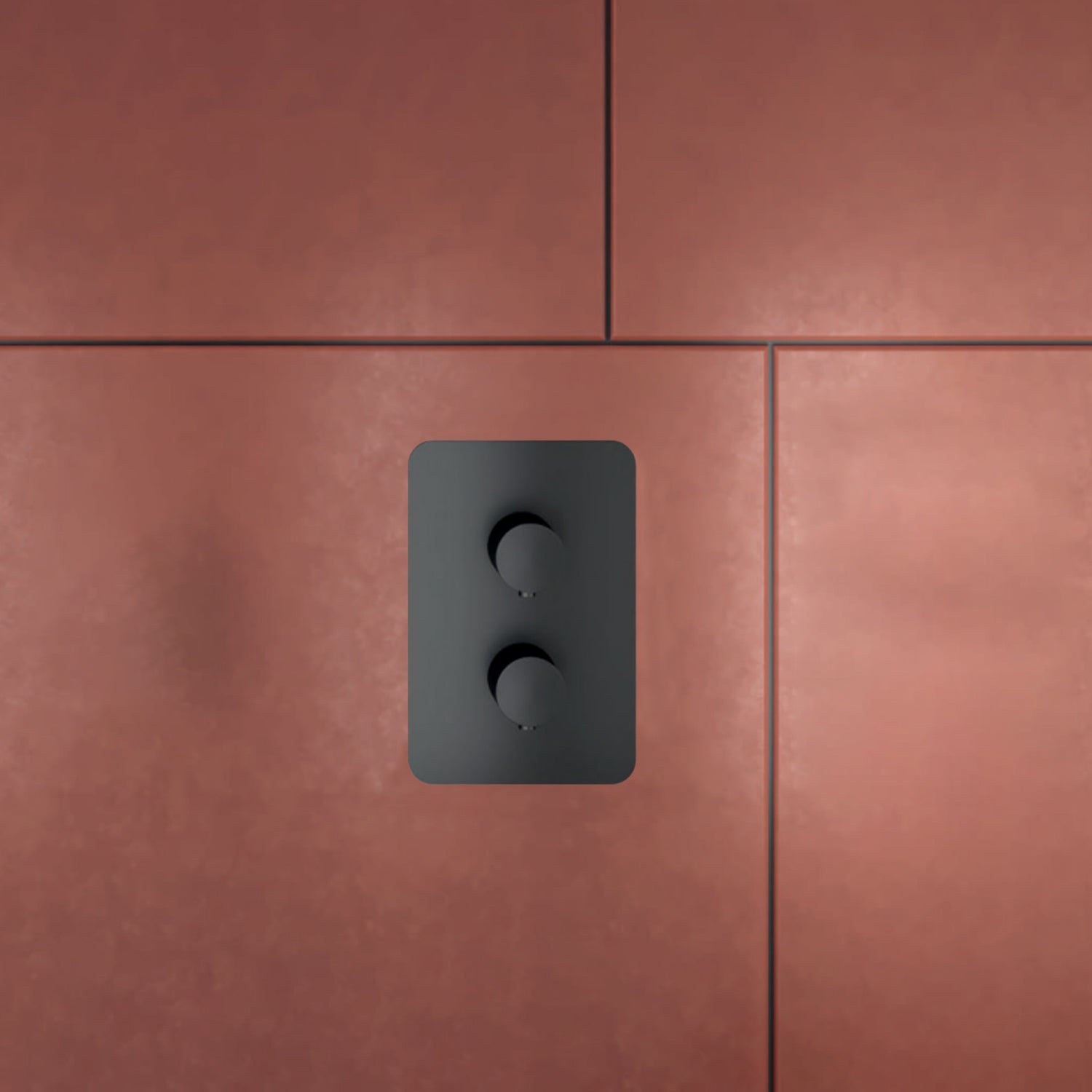  Miscelatore monocomando incasso termostatico con deviatore RubiFlux serie Azzurro - Satinato by CeramicStore | Lo specialista del tuo bagno