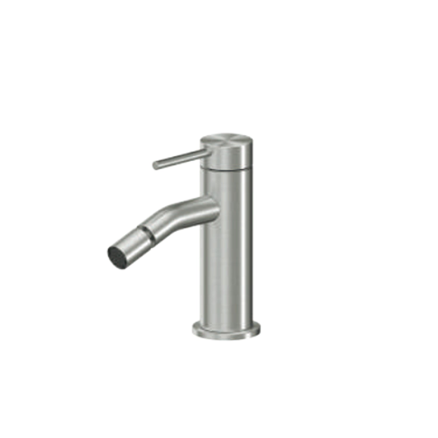 Miscelatore monocomando bidet RubiFlux serie Aria - Acciaio Satinato by CeramicStore | Lo specialista del tuo bagno