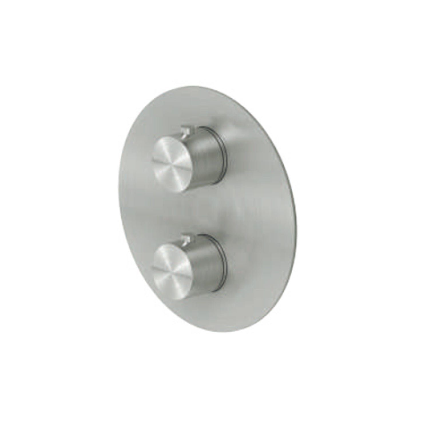 Miscelatore monocomando termostatico a incasso per doccia con deviatore RubiFlux serie Aria - Acciaio satinato by CeramicStore | Lo specialista del tuo bagno