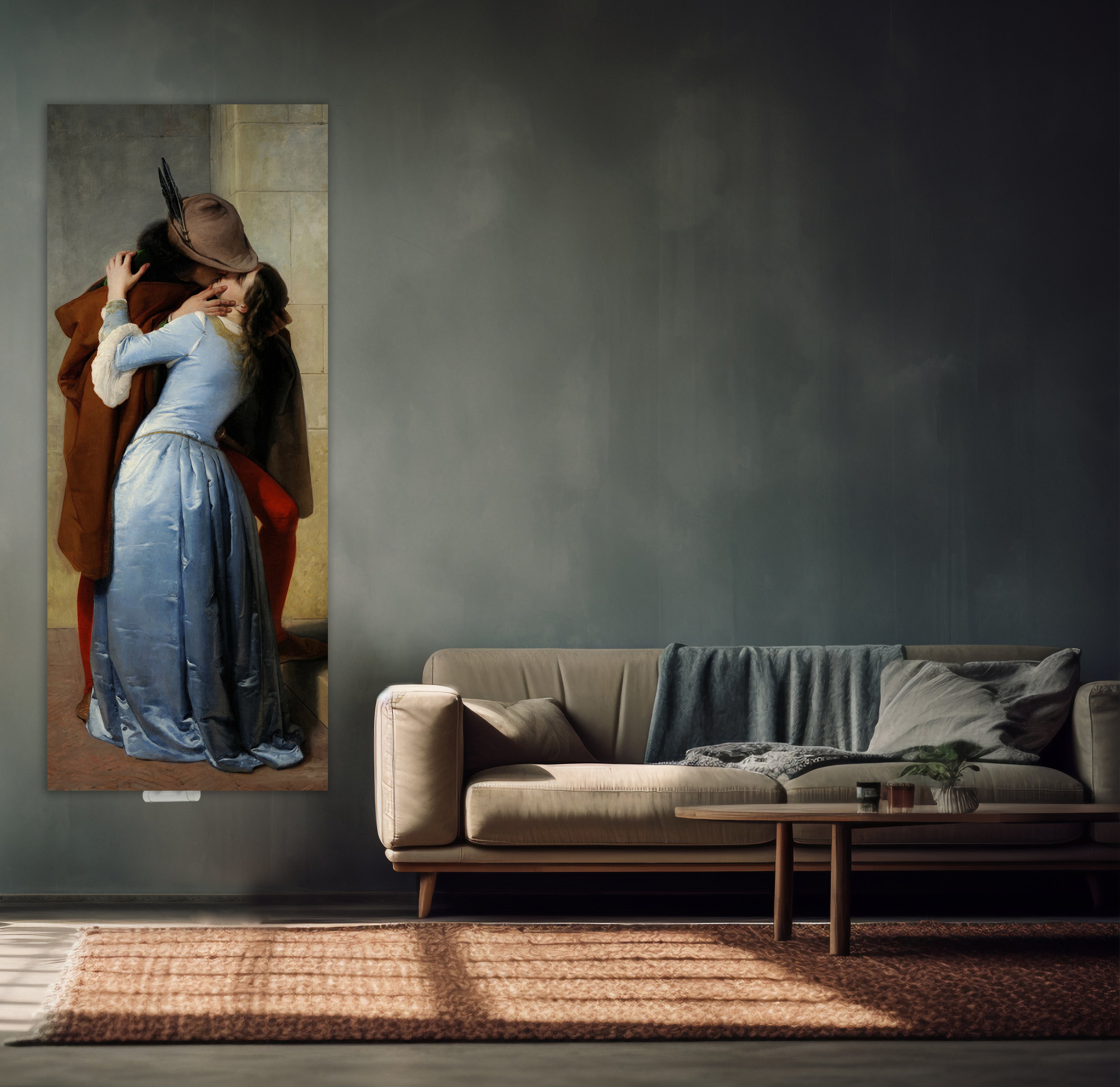  Termoarredo idraulico 200x36 cm interasse mm 50 Modello 'Il bacio di Hayez' Termocrea by CeramicStore | Lo specialista del tuo bagno