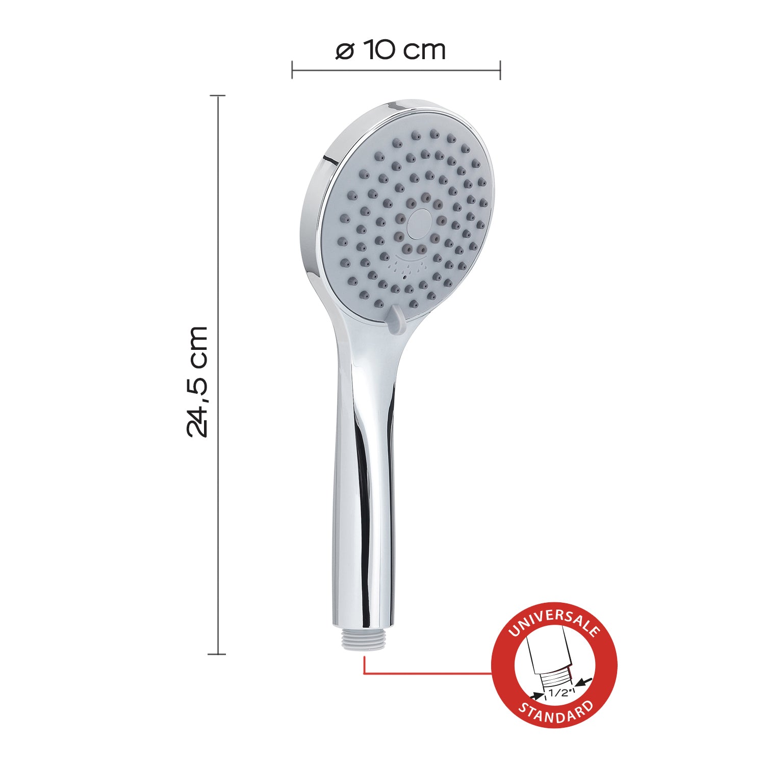  Doccetta 3 getti modello Star 05 di Gedy - Cromato by CeramicStore | Lo specialista del tuo bagno