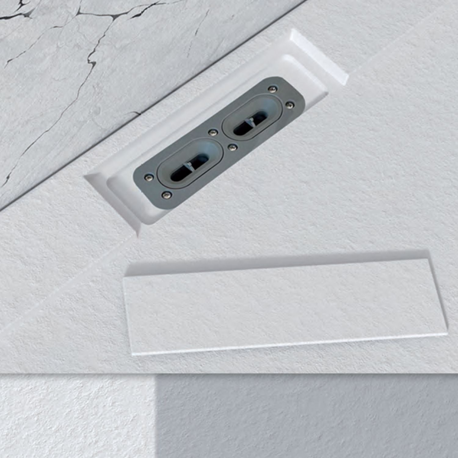  Piatto doccia Maiya 90x140 bianco in mineralmarmo by CeramicStore | Lo specialista del tuo bagno